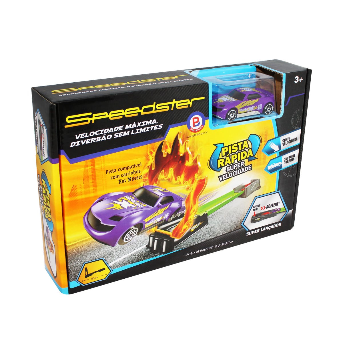 Pista de Brinquedo Speedster Shark Loop - Polibrinq