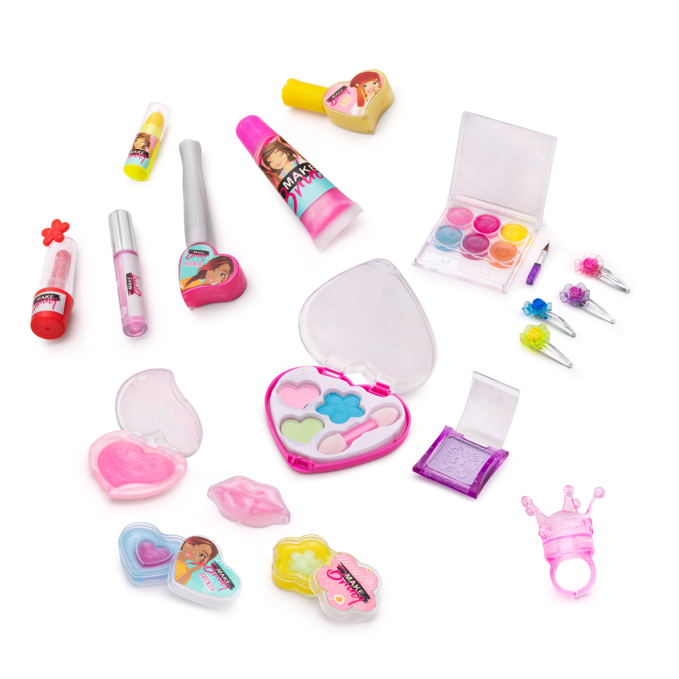 Kit Maquiagem Infantil com Estojo - Polibrinq